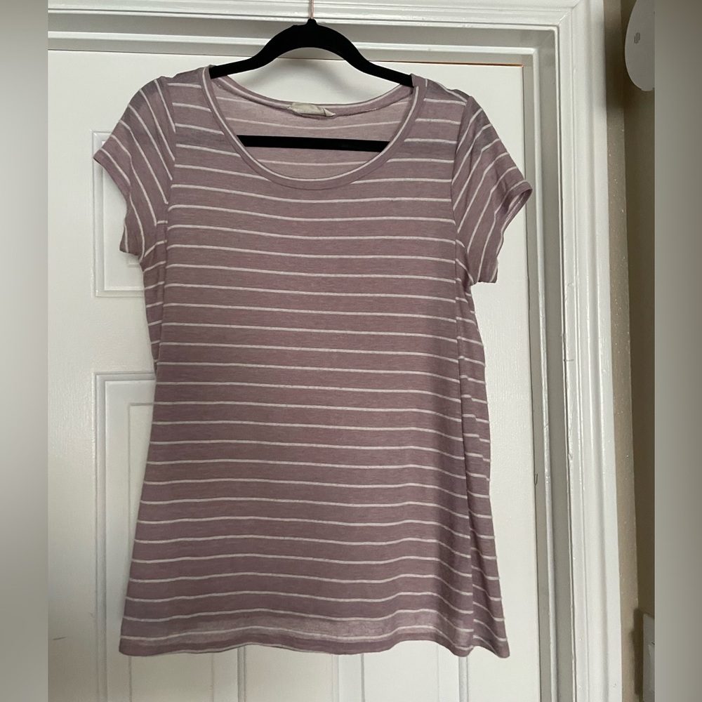 Cute purple flowy shirt!